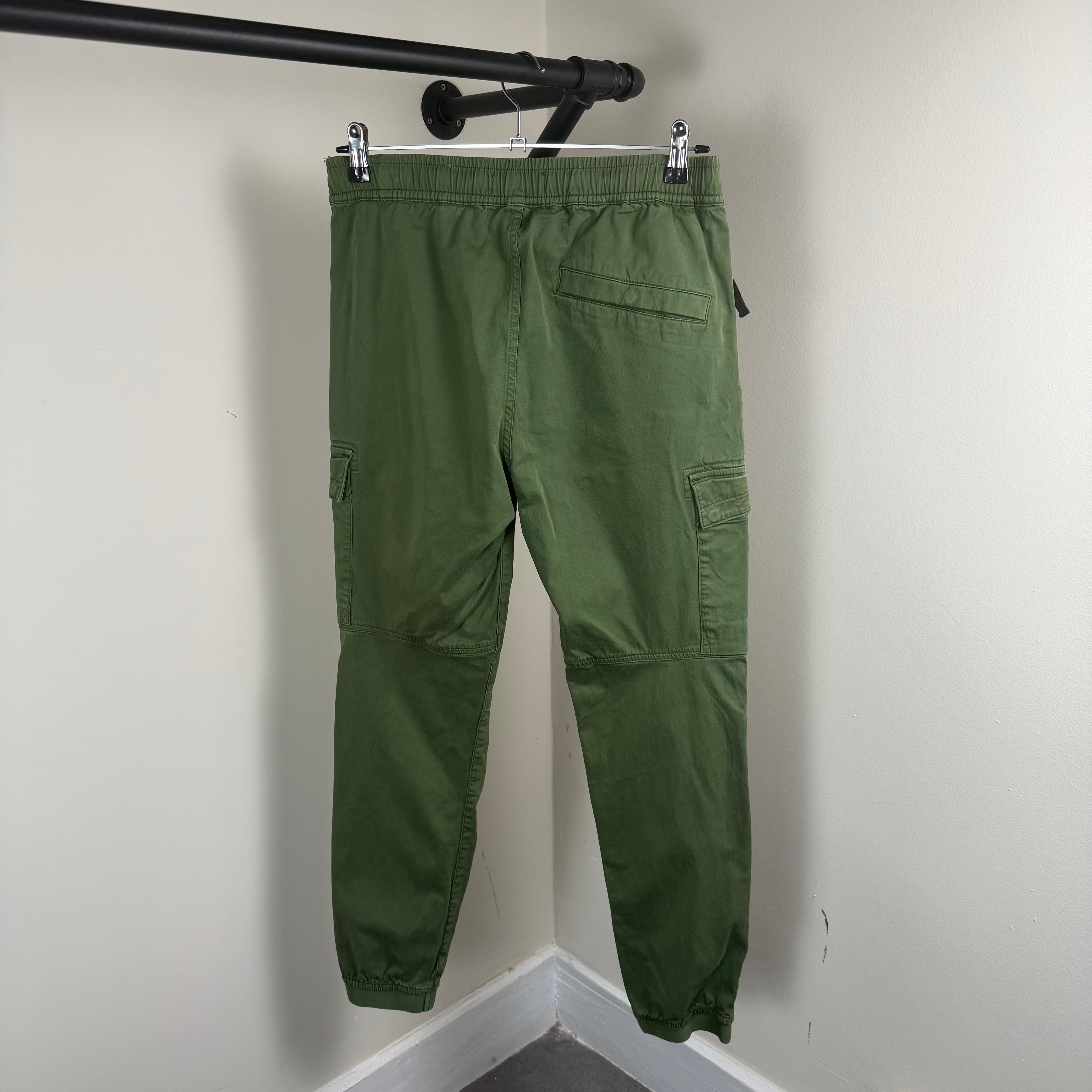 Stone Island Khaki Cargo Pants - 30W