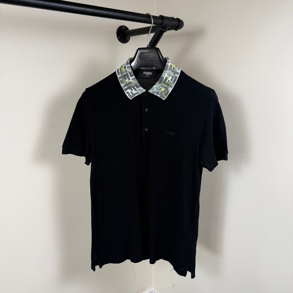 Fendi Camo Check Polo Shirt - Small 18’’