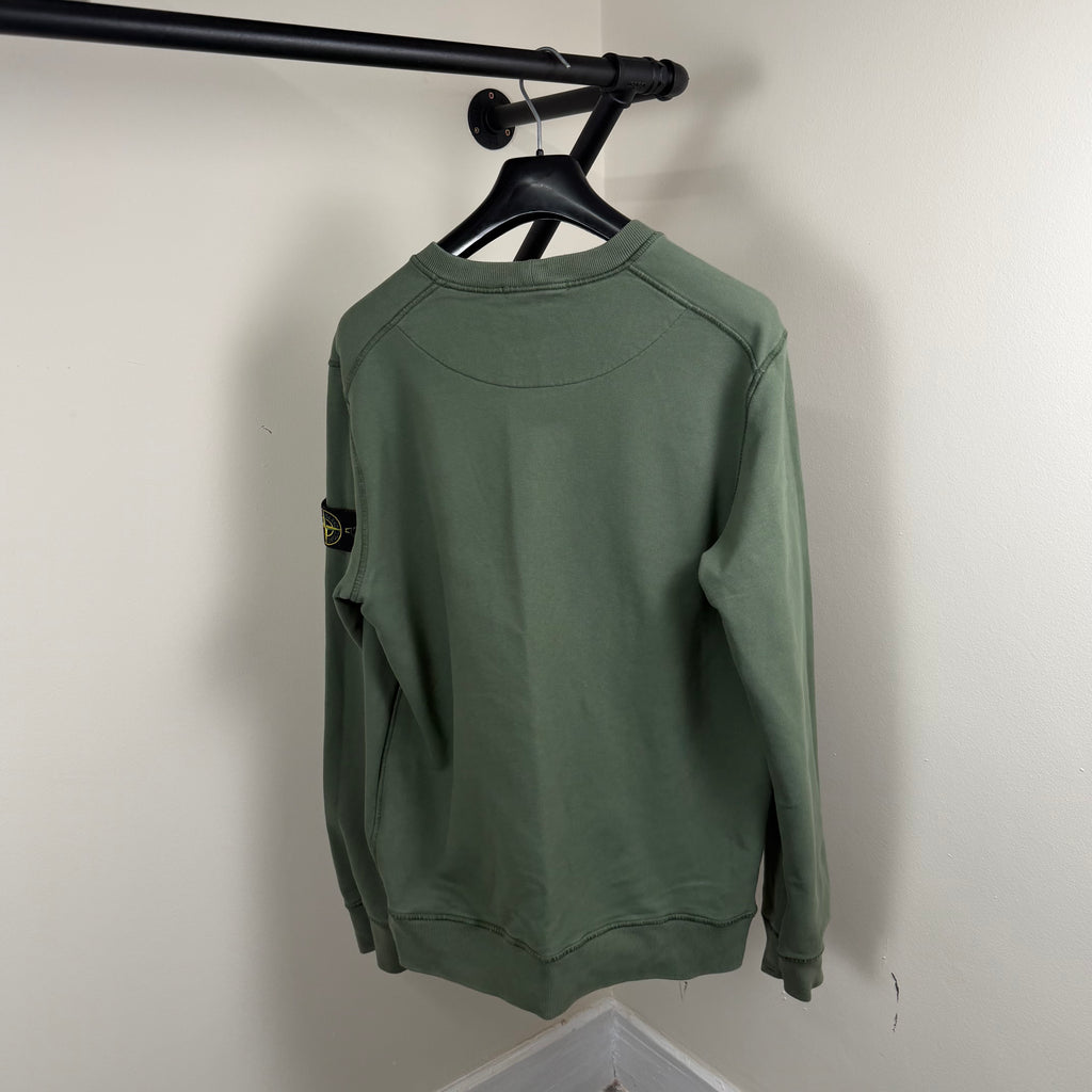 Stone Island Sage Green Crewneck - Large 23.5’’