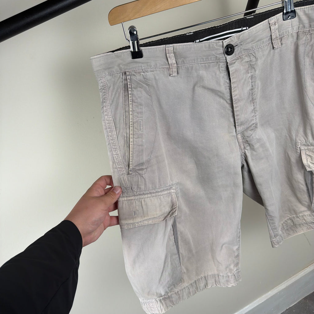 Stone Island Biege Cargo Shorts - 36W