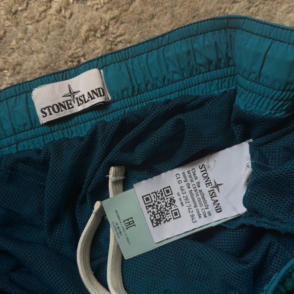 Stone Island Compass Blue Swimming Shorts - Medium