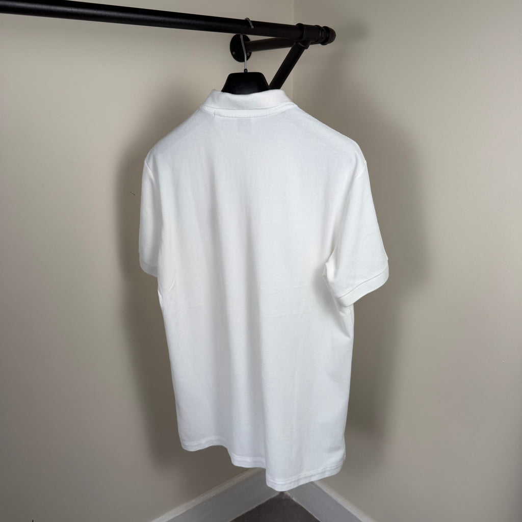 Burberry TB White Polo Shirt - Large 22’’