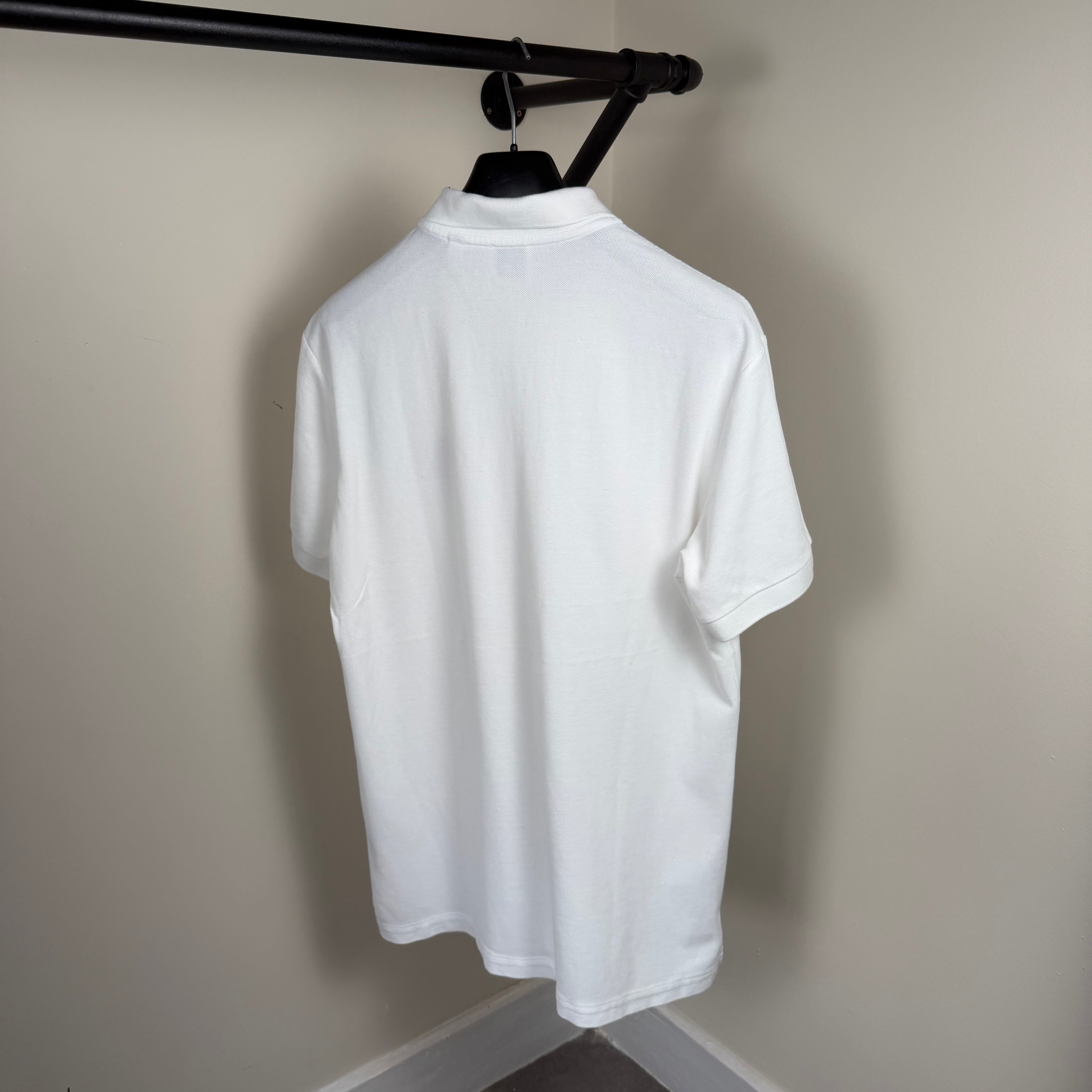 Burberry TB White Polo Shirt - Large 22’’