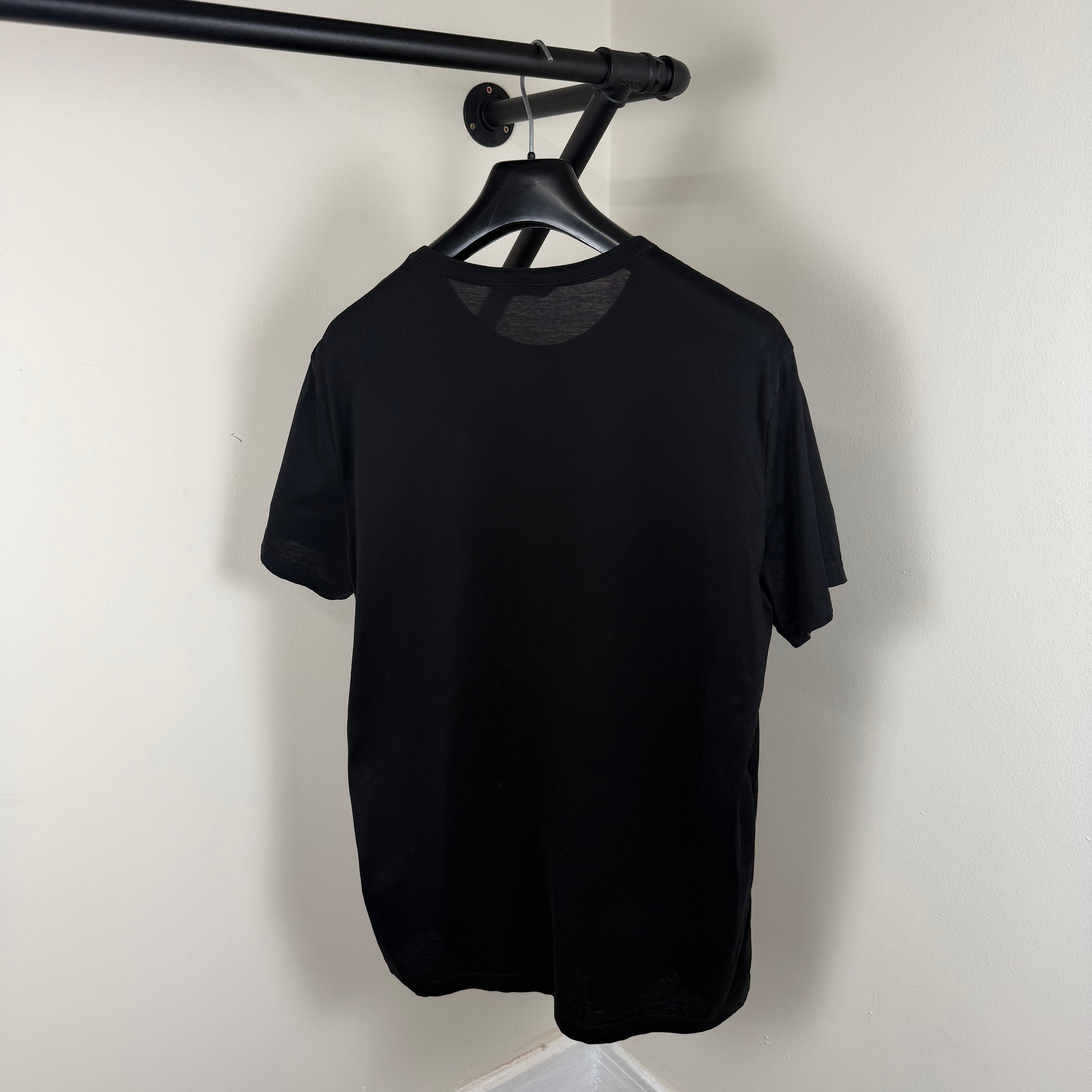 Moncler Black Graphic T-Shirt - Medium 21.5’’