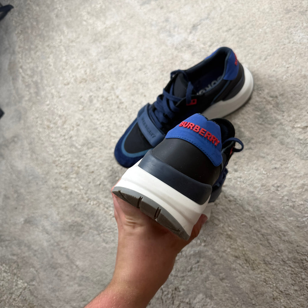Burberry Blue Ramsey Trainer’s - 9.5UK