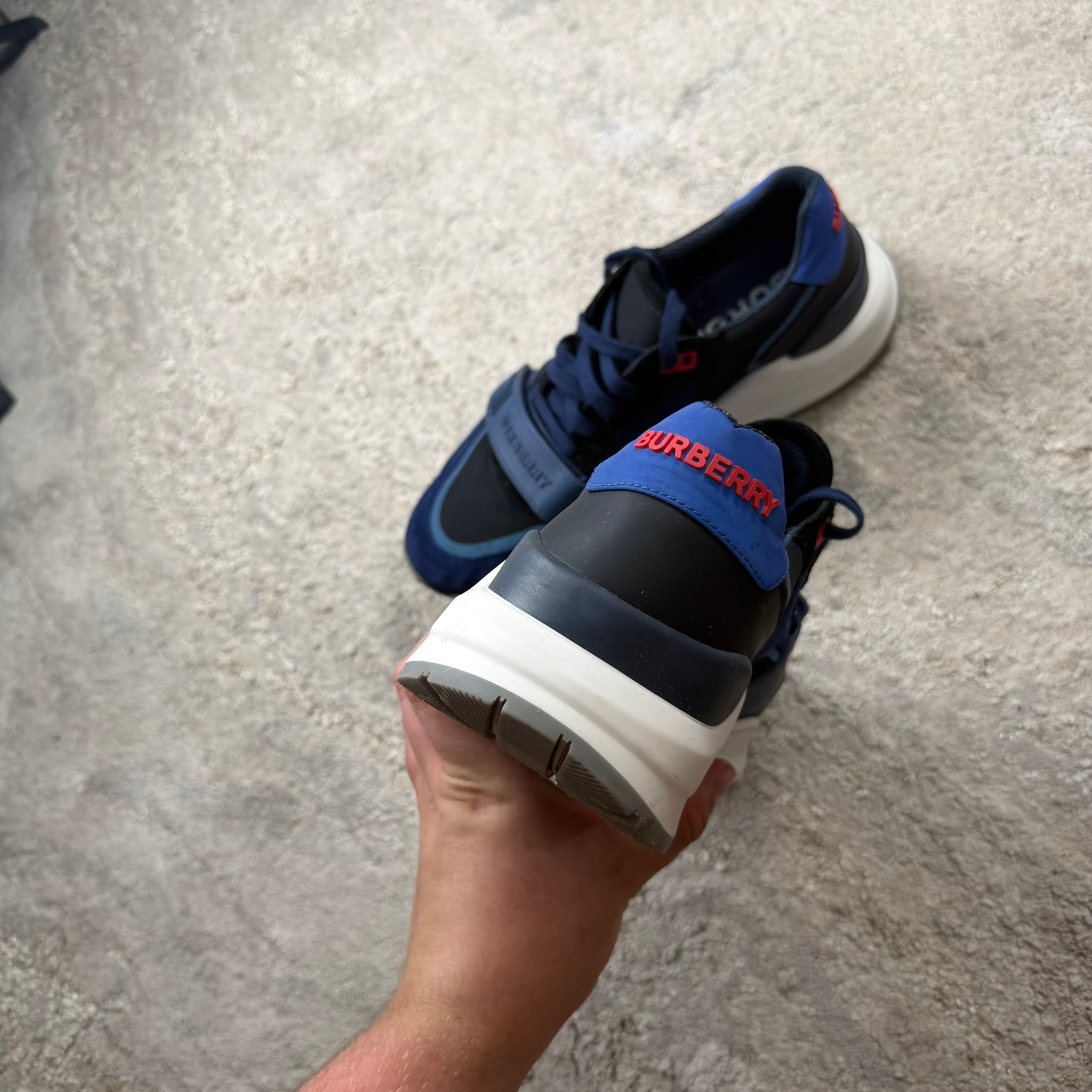 Burberry Blue Ramsey Trainer’s - 9.5UK