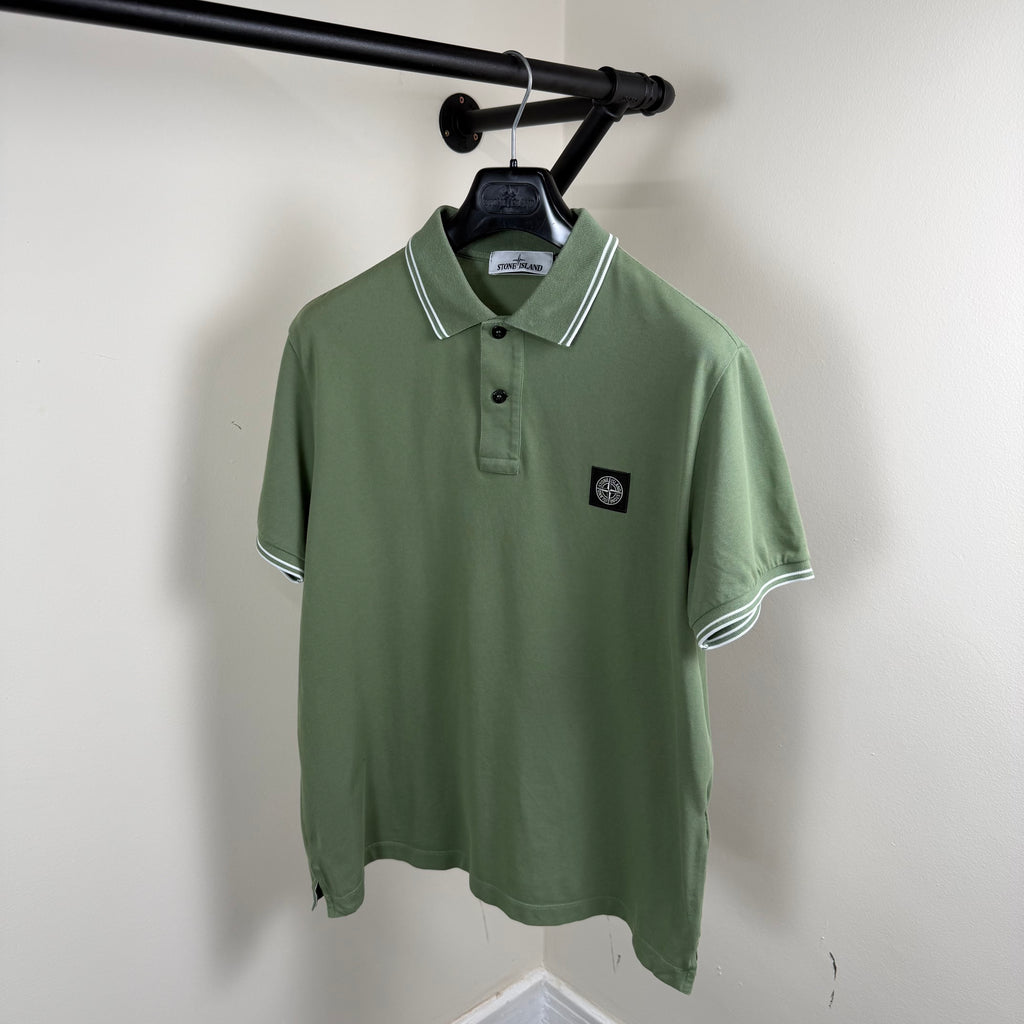 Stone Island Green Polo Shirt - XL Slim 22’’