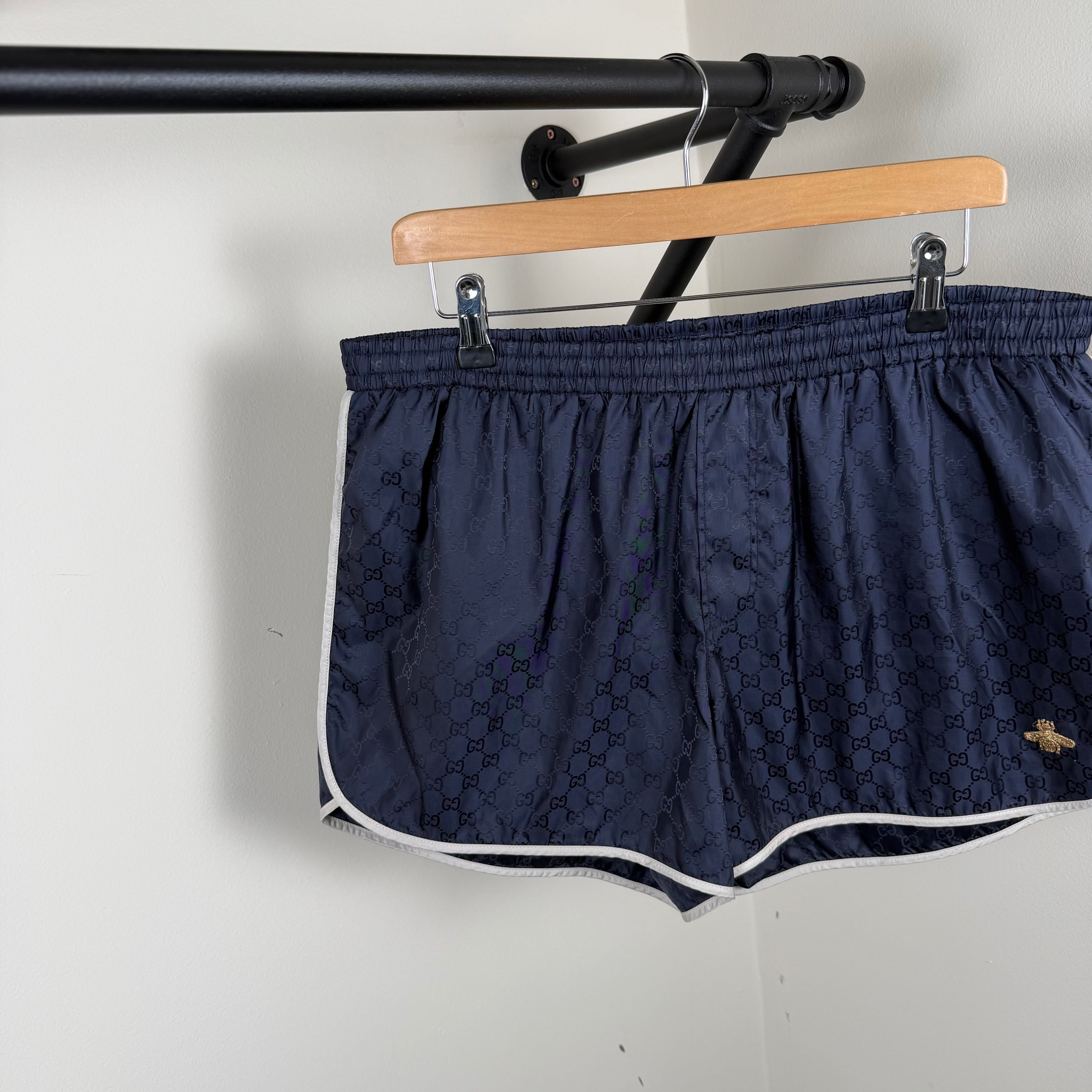 Gucci Monogram Navy Swimming Shorts - 52 (XL)